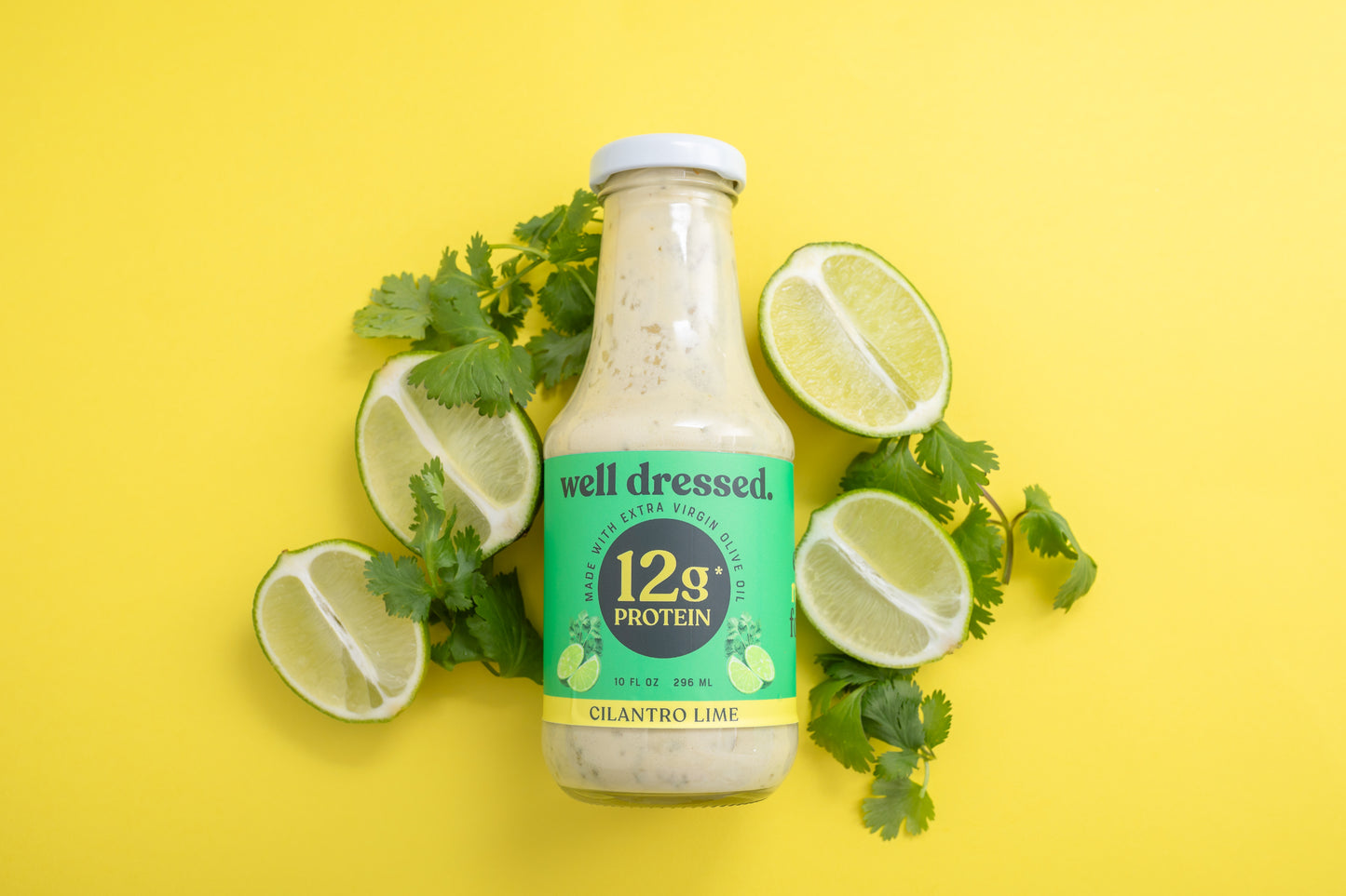 A bottle of cilantro lime dressing