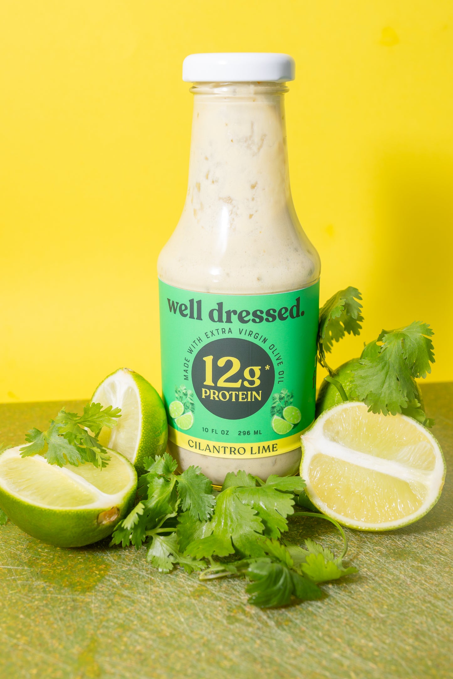 A bottle of cilantro lime dressing