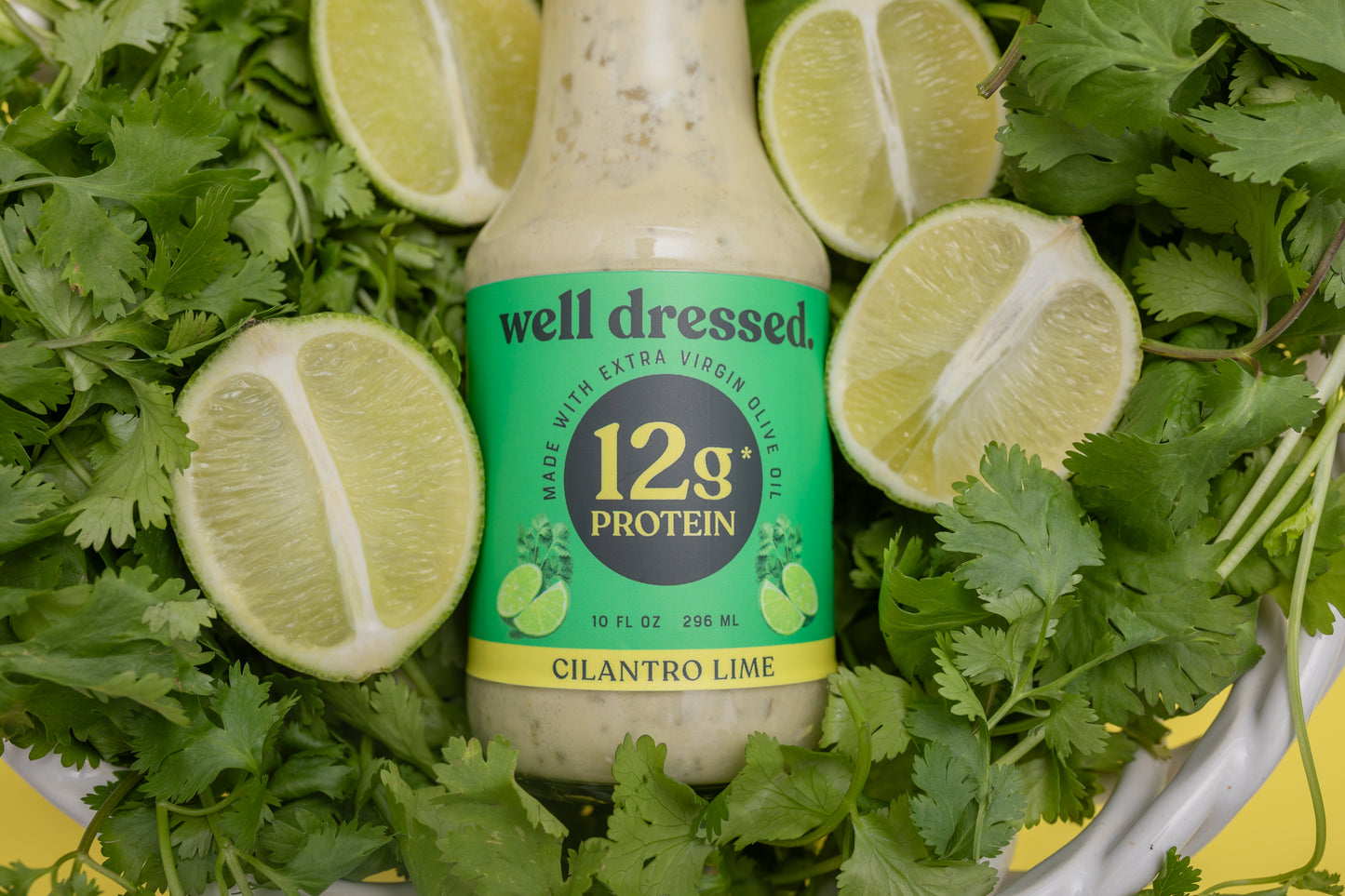 A bottle of cilantro lime dressing