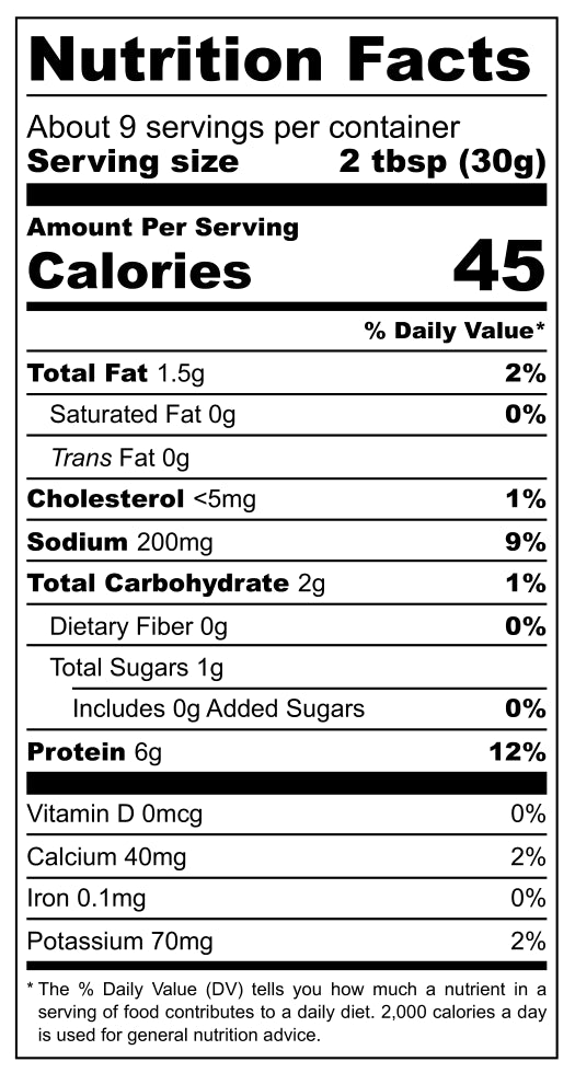 NUTRITION FACTS