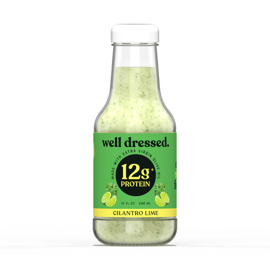 A bottle of cilantro lime dressing